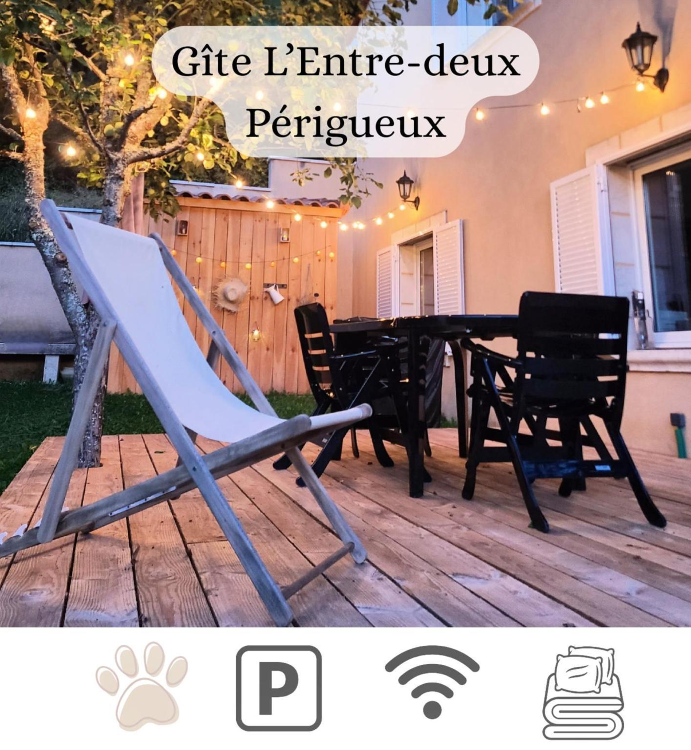 L'Entre-Deux Villa Périgueux Exteriör bild